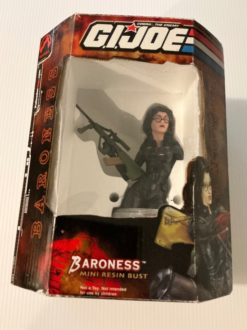 GI Joe Baroness Mini Resin Bust Limited Edition 105/2880 Hasbro 2002